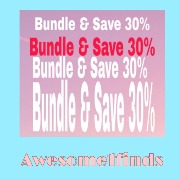 Bundle & Safe 30% off the total price!! & Discounted Shipping
